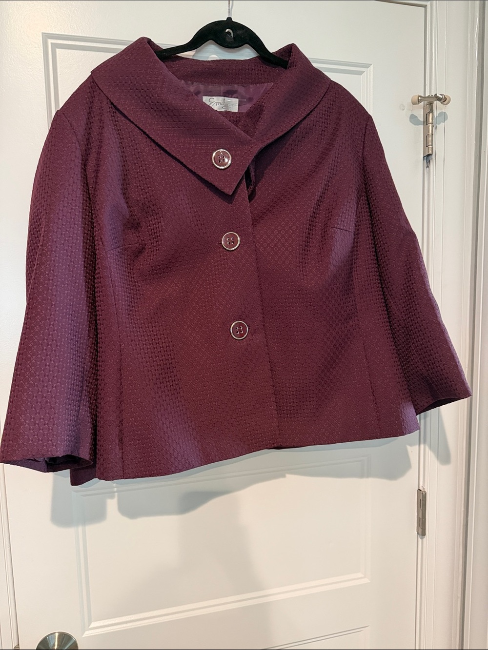 Emily… Women's Skirt suit in Deep Plum